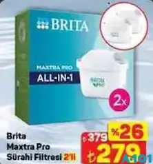 BRİTA MAXTRA PRO SÜRAHİ FİLTRESİ 2'Lİ